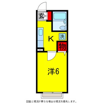 間取図 内房線/五井駅 徒歩15分 2階 築34年