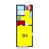 ＦＭハイツ 1Kの間取り