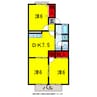 内房線/五井駅 バス:12分:停歩4分 2階 築31年 3DKの間取り