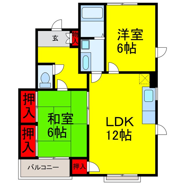 間取り図 TフラットB棟