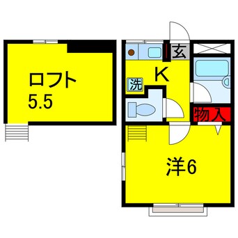 間取図 内房線/八幡宿駅 徒歩8分 1階 築30年