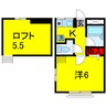 内房線/八幡宿駅 徒歩8分 1階 築30年 1Kの間取り