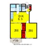 内房線/姉ケ崎駅 徒歩25分 1階 築24年 2DKの間取り