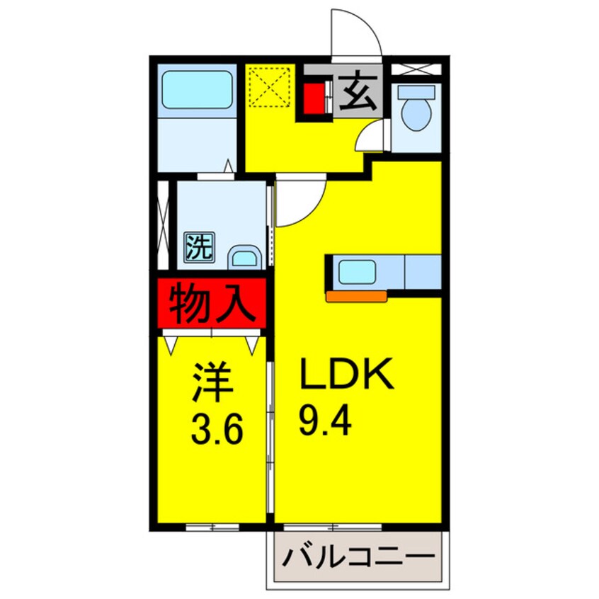 間取図 京成千葉線・千原線/ちはら台駅 徒歩6分 2階 築14年