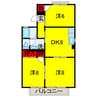 内房線/五井駅 バス:15分:停歩3分 2階 築32年 3DKの間取り