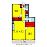 内房線/五井駅 バス:12分:停歩5分 3階 築24年 2LDKの間取り