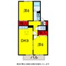 内房線/五井駅 徒歩23分 2階 築25年 2DKの間取り