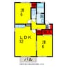 内房線/八幡宿駅 徒歩12分 1階 築25年 2LDKの間取り