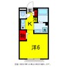 内房線/五井駅 バス:15分:停歩1分 2階 築24年 1Kの間取り