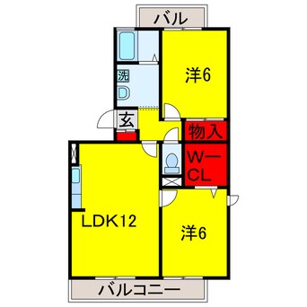 間取図 京成千葉線・千原線/ちはら台駅 徒歩4分 3階 築25年