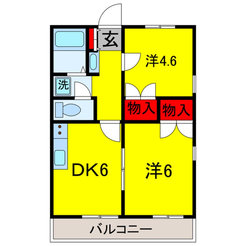 間取図 エレミタージュ
