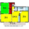 内房線/五井駅 バス:10分:停歩4分 1階 築30年 3DKの間取り