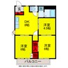 ニューパレス 2LDKの間取り