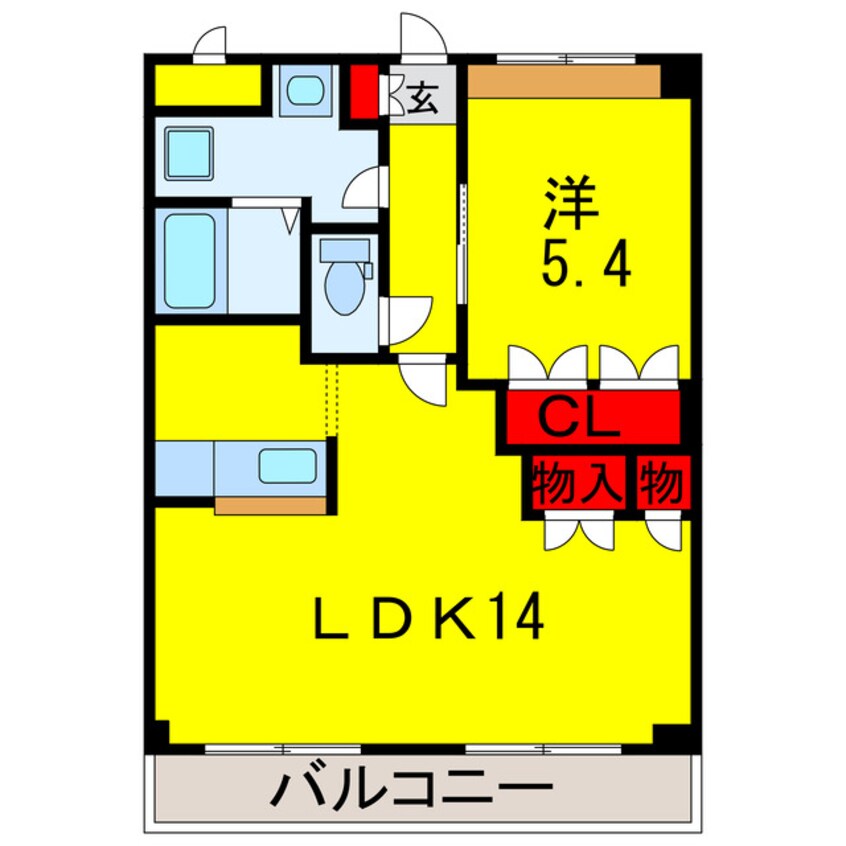 間取図 京成千葉線・千原線/ちはら台駅 バス15分パークシティちはら台下車:停歩10分 1階 築21年