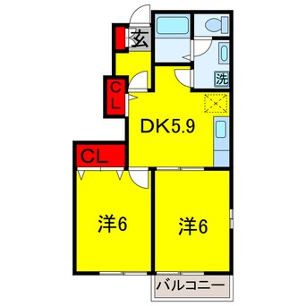 間取図 ブリリアントⅢ
