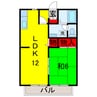 内房線/五井駅 徒歩13分 1階 築26年 1LDKの間取り