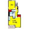 エレガンス 1LDKの間取り
