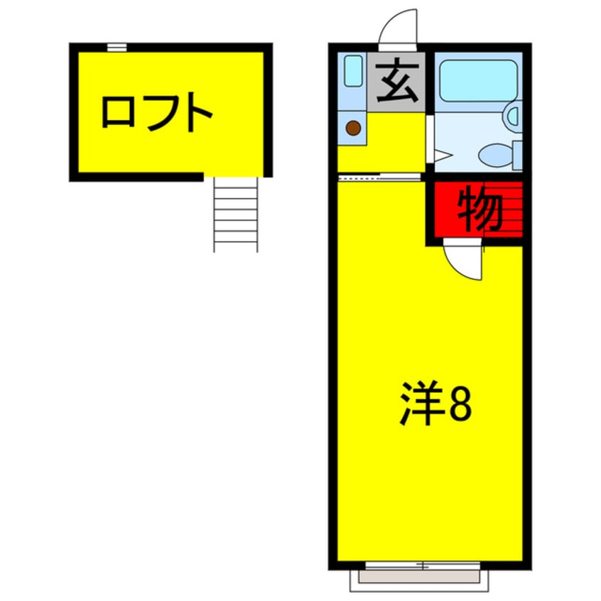 間取図 サンセール陽光Ａ・Ｂ