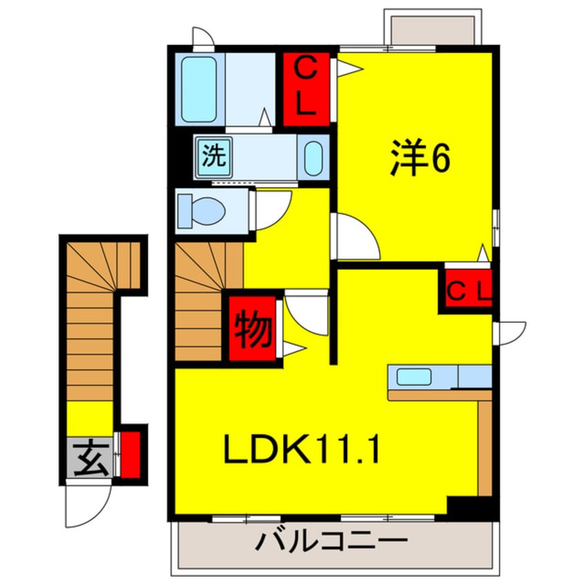 間取図 テンダーパレス