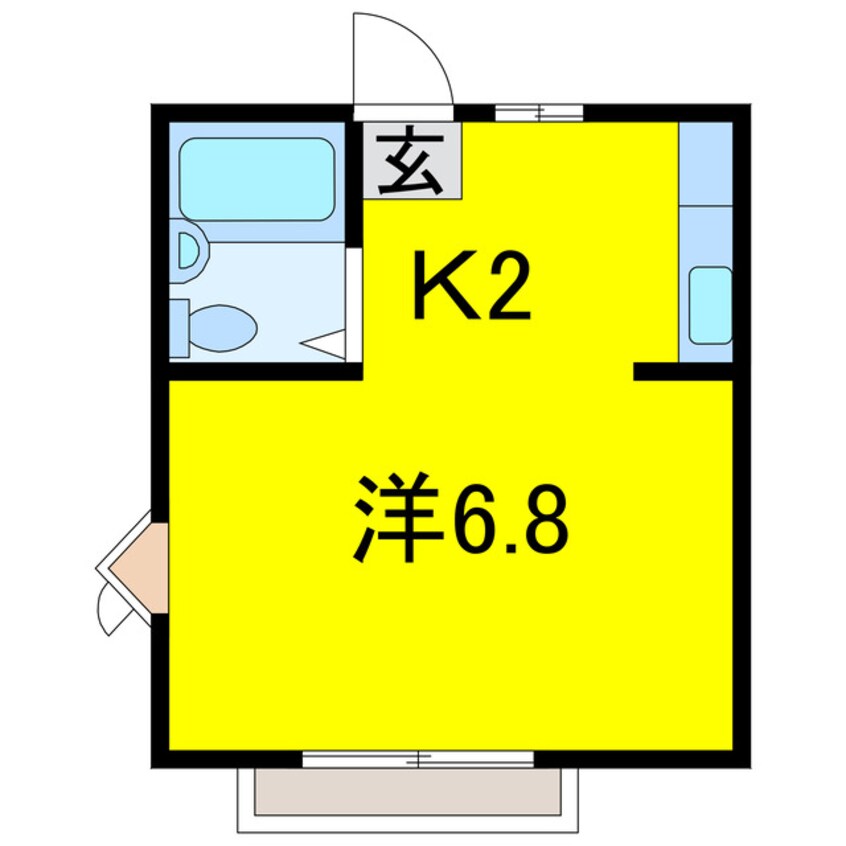 間取図 小湊鉄道/光風台駅 徒歩5分 1階 築32年