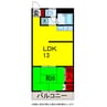 内房線/八幡宿駅 徒歩15分 2階 築32年 1LDKの間取り