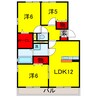 内房線/五井駅 バス:10分:停歩6分 2階 築13年 3LDKの間取り