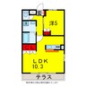 内房線/五井駅 徒歩17分 1階 築13年 1LDKの間取り
