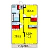 内房線/五井駅 徒歩17分 2階 築13年 2LDKの間取り