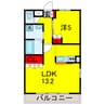 内房線/五井駅 徒歩17分 2階 築13年 1LDKの間取り