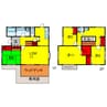 外房線/鎌取駅 バス:13分:停歩8分 1-2階 築31年 4LDKの間取り