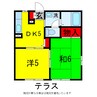 エクセル国分寺台Ａ・Ｂ 2DKの間取り
