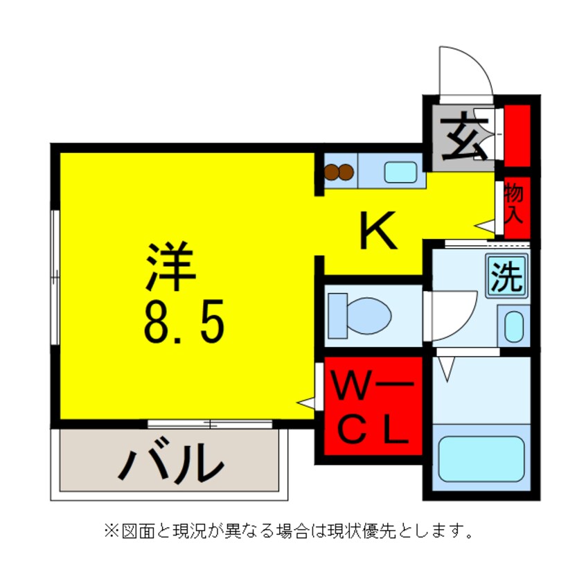 間取図 内房線/五井駅 徒歩10分 1階 築12年