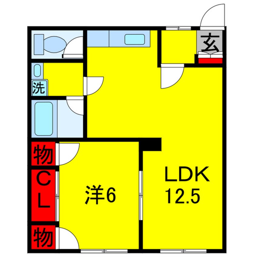 間取図 第2フォーブル国分寺