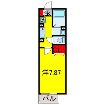 間取図 内房線/五井駅 徒歩14分 1階 築16年