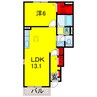 グレイスメゾンABCDE 1LDKの間取り