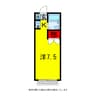 ガリレオ 1Rの間取り