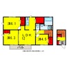 内房線/八幡宿駅 徒歩23分 2階 築13年 3LDKの間取り