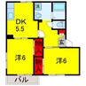 内房線/五井駅 徒歩9分 1階 築30年 2DKの間取り