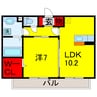 内房線/五井駅 バス:9分:停歩7分 3階 築12年 1LDKの間取り