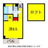 内房線/五井駅 バス:10分:停歩2分 2階 築29年 1Kの間取り
