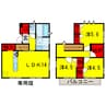 内房線/五井駅 徒歩30分 1-2階 築11年 3LDKの間取り