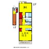 内房線/五井駅 バス:12分:停歩4分 2階 築9年 1LDKの間取り