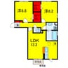 京成千葉線・千原線/ちはら台駅 徒歩38分 1階 築10年 2LDKの間取り