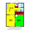 内房線/五井駅 バス:10分:停歩1分 2階 築31年 2DKの間取り