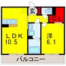 内房線/五井駅 徒歩23分 2階 築8年 1LDKの間取り