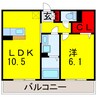 内房線/五井駅 徒歩23分 2階 築9年 1LDKの間取り