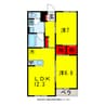 内房線/八幡宿駅 徒歩3分 1階 築10年 2LDKの間取り