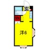 サンドヴィラ 1Rの間取り