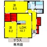 内房線/八幡宿駅 徒歩23分 1階 築10年 2LDKの間取り