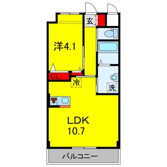 間取図 京成千葉線・千原線/ちはら台駅 徒歩8分 2階 築8年